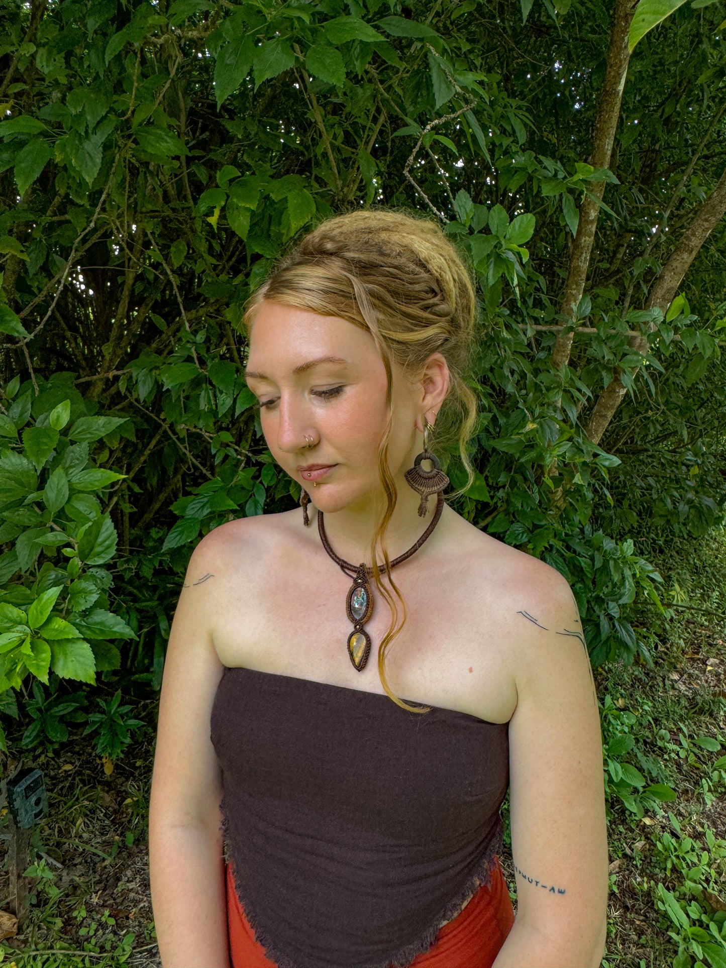 Labradorite & Tigers Eye Talisman