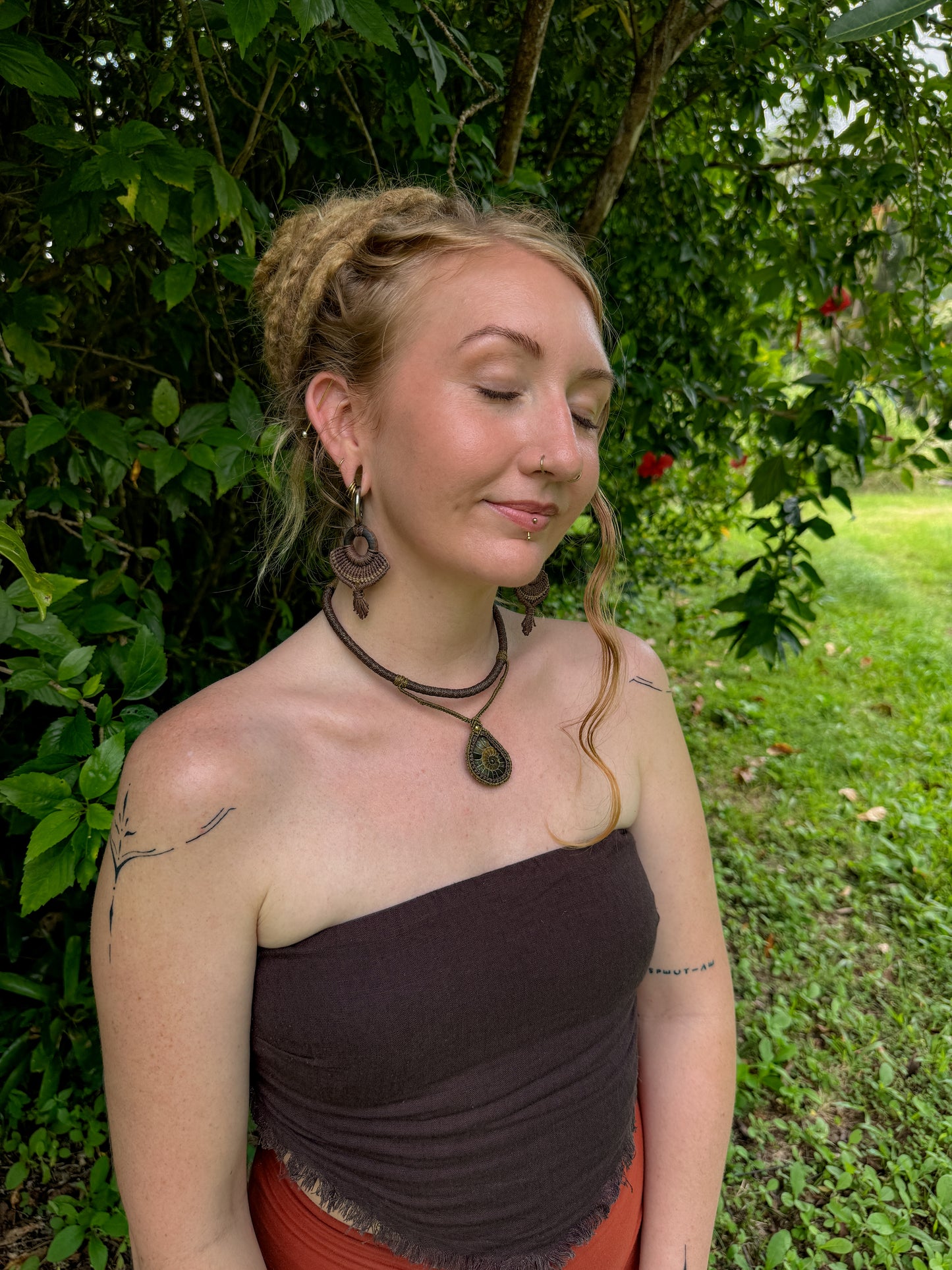 Ammonite Fossil Necklace