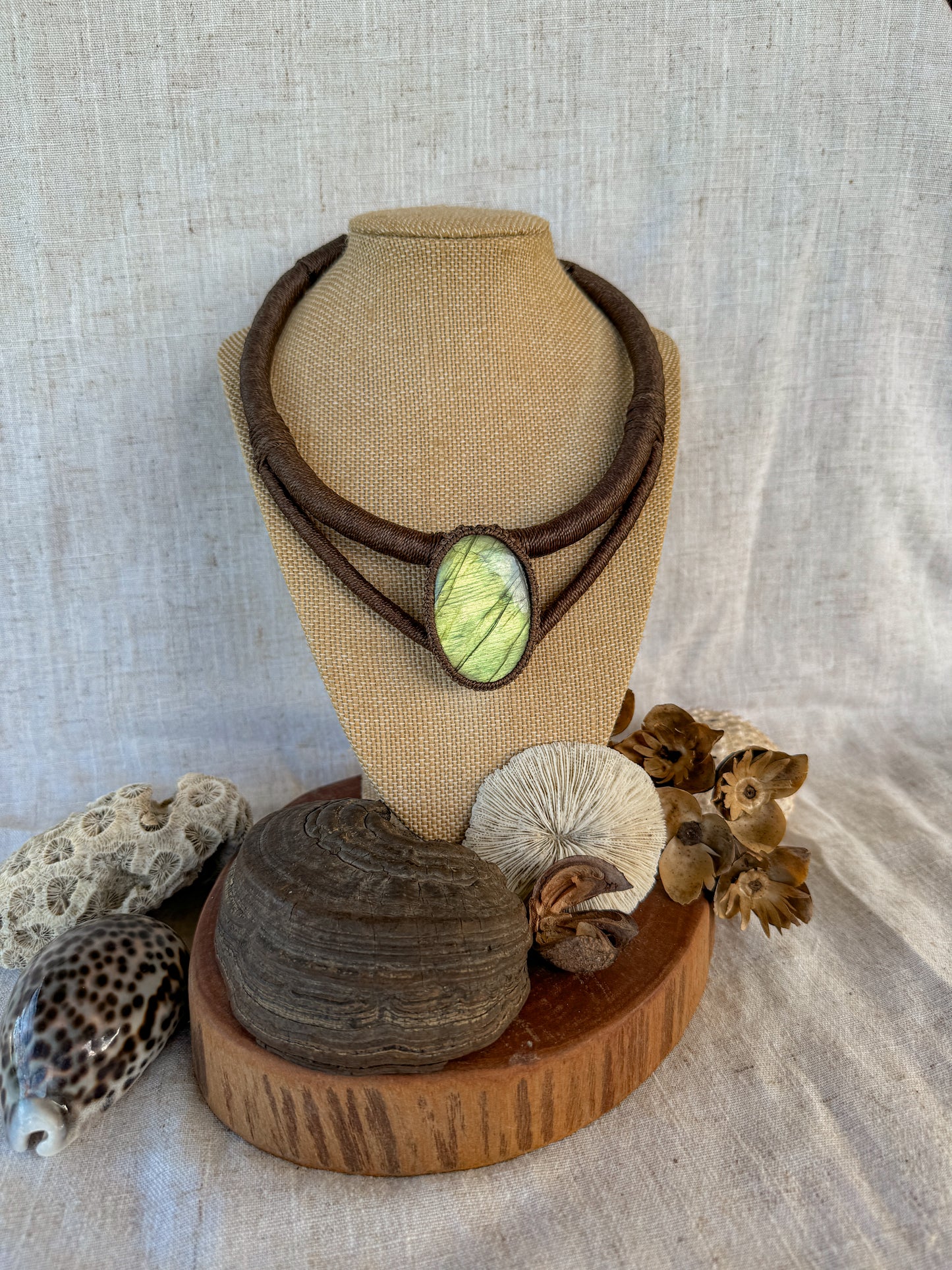 Dreamy Green Labradorite