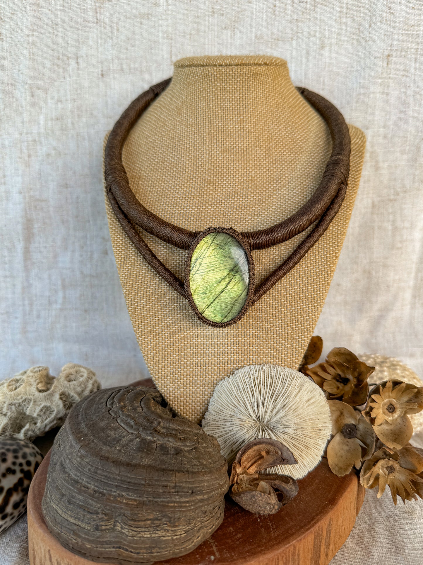 Dreamy Green Labradorite