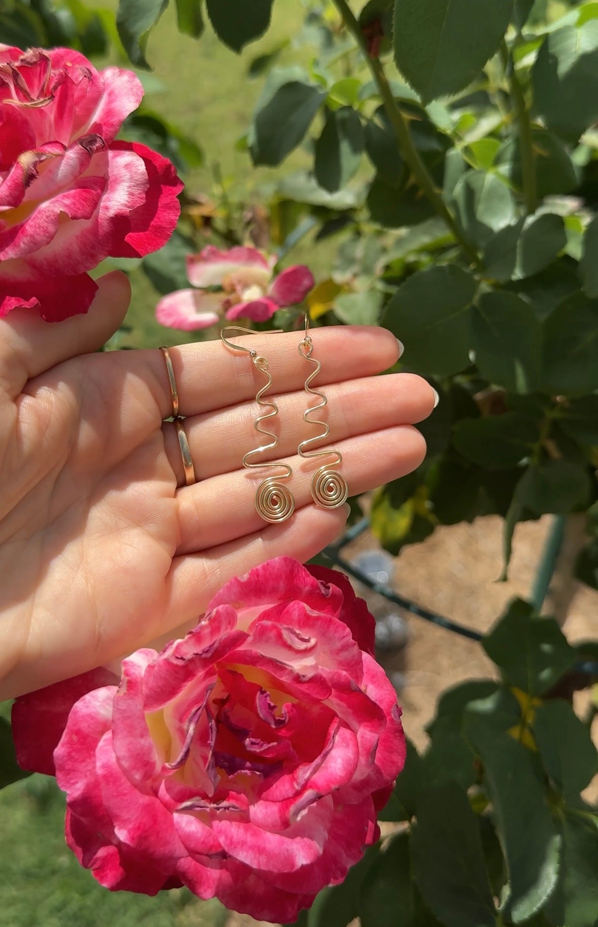 Quirky Wire Earrings