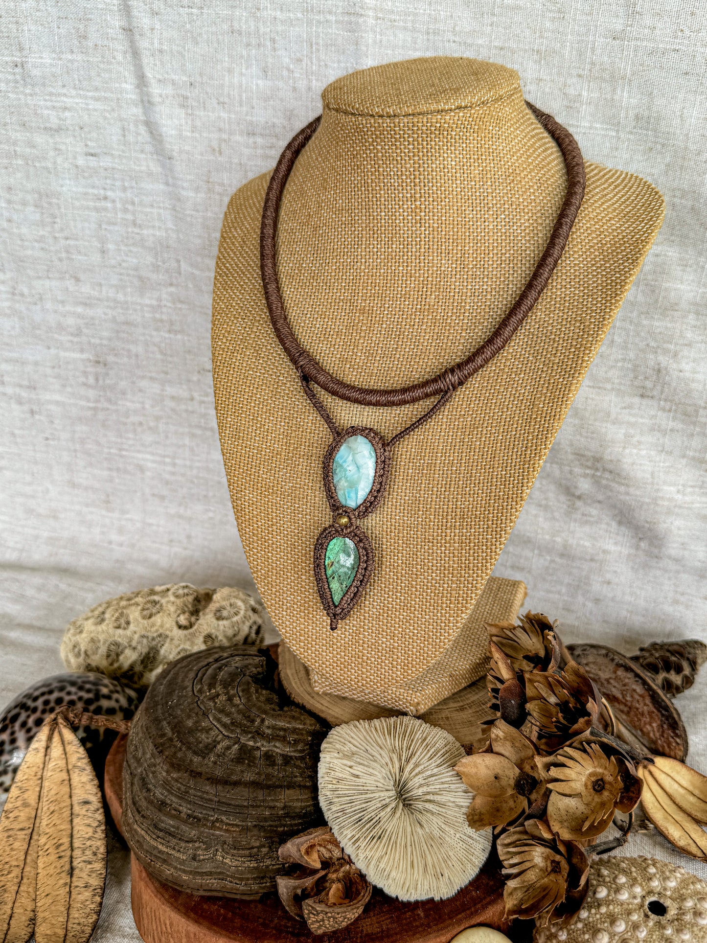 Larimar and Labradorite