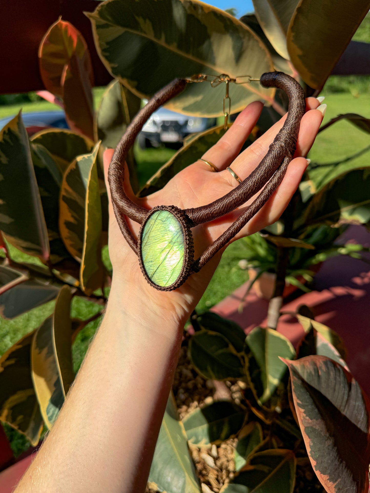 Dreamy Green Labradorite