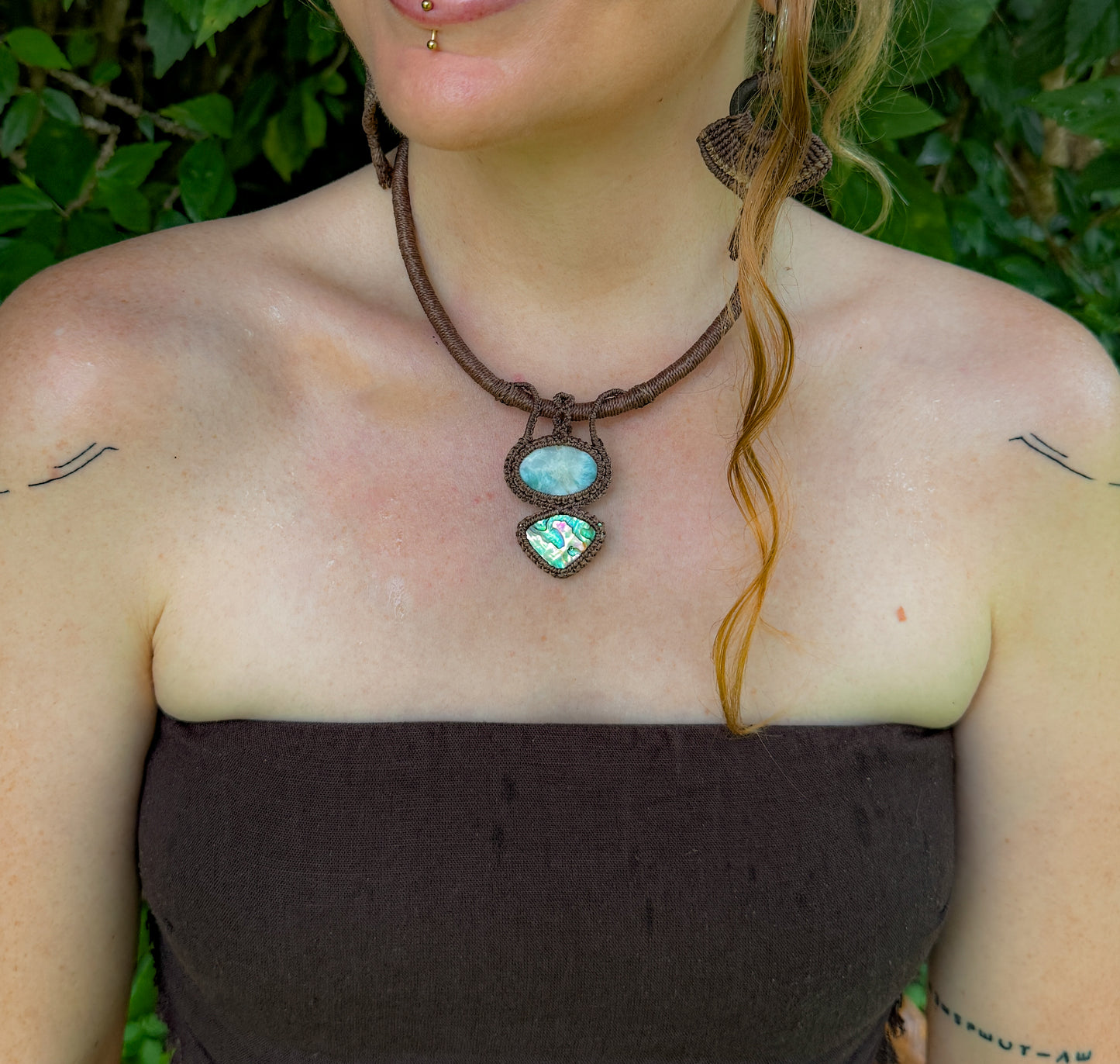 Larimar & Abalone