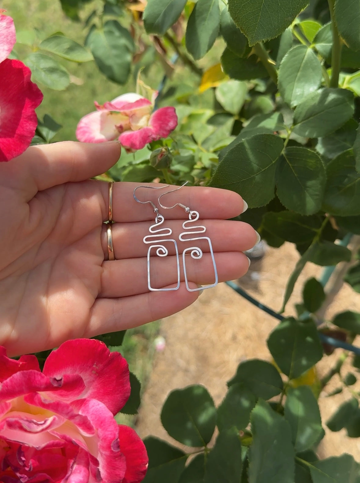Quirky Wire Earrings