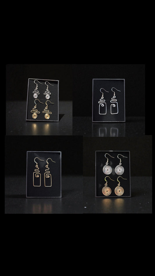 Quirky Wire Earrings