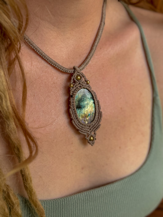 Rainbow Labradorite Necklace
