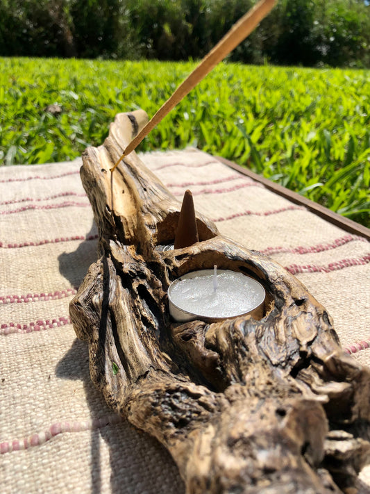 Alluring Driftwood Incense Holder